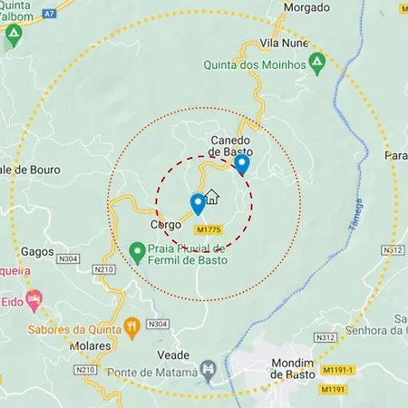 Casa Alto Fragas Апартаменты Canedo de Basto