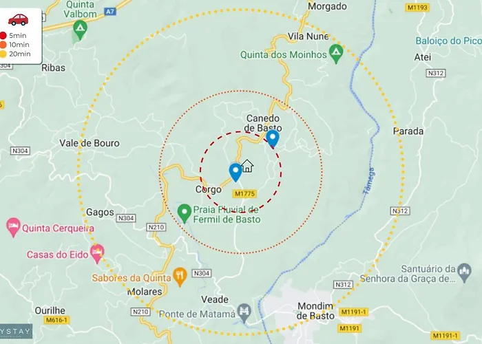 Casa Alto Fragas Апартаменты Canedo de Basto